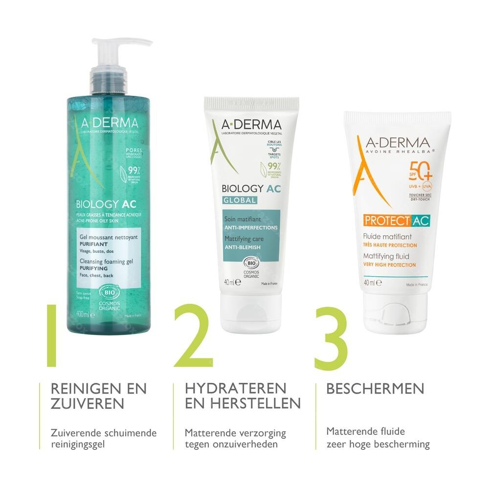 A-Derma Biology Globale Verzorging Onzuiverheden 40ml