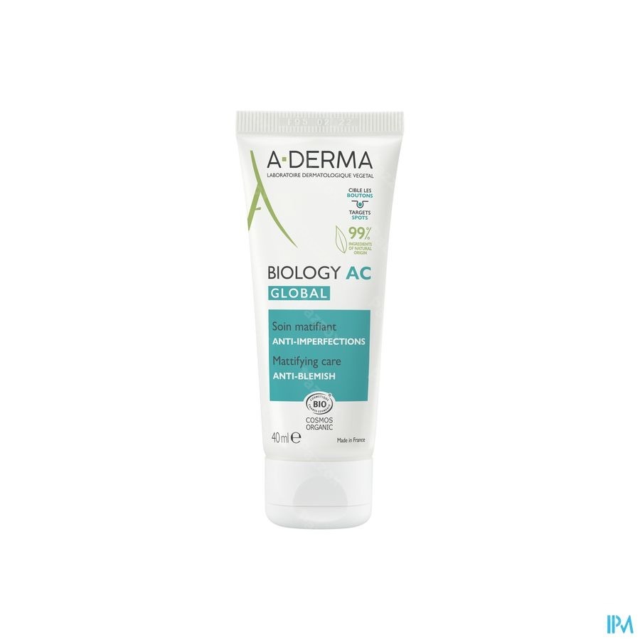 A-Derma Biology Globale Verzorging Onzuiverheden 40ml