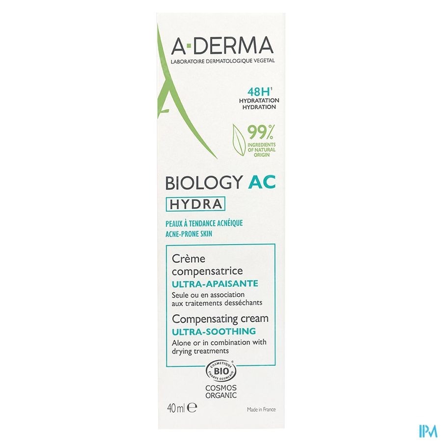 A-Derma Biology Ac Hydra Compenserende Crème 40ml