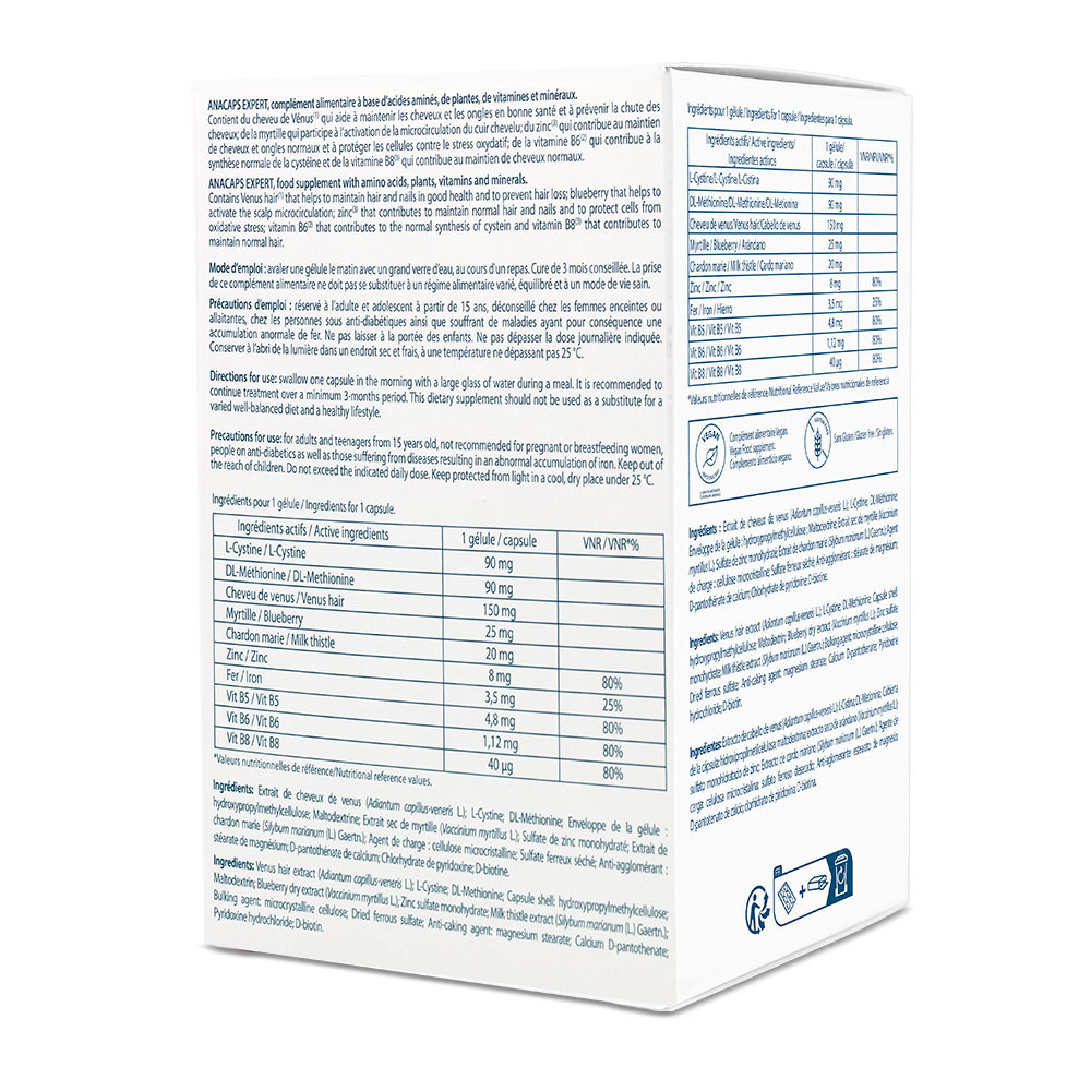 Ducray Anacaps Expert Chronische Haaruitval 90 Capsules