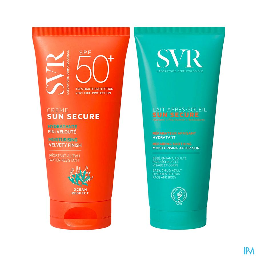 Sun Secure Crème Hydratant + Gratis Aftersun Melk 50ml