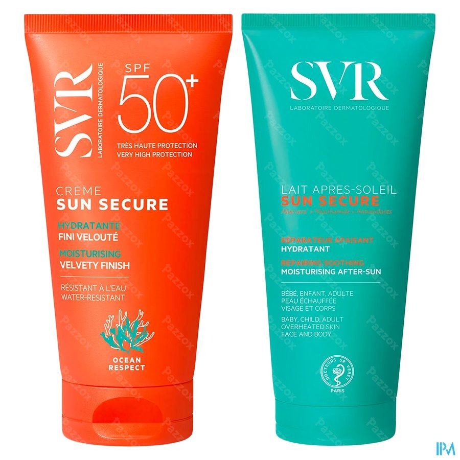 SVR Sun Secure Zonnecrème SPF50+ Aftersun 50ml Gratis