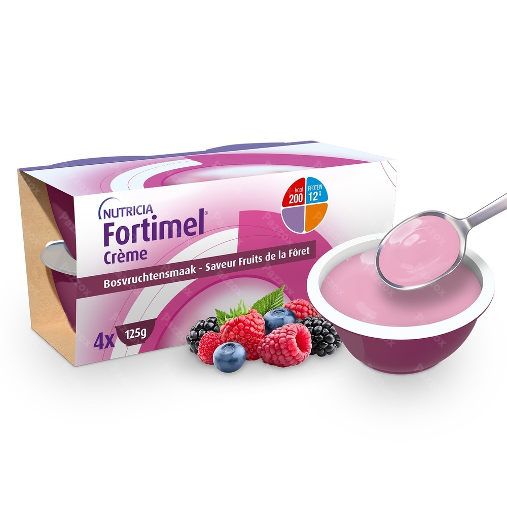 Fortimel Creme Bosvruchten 4x125g