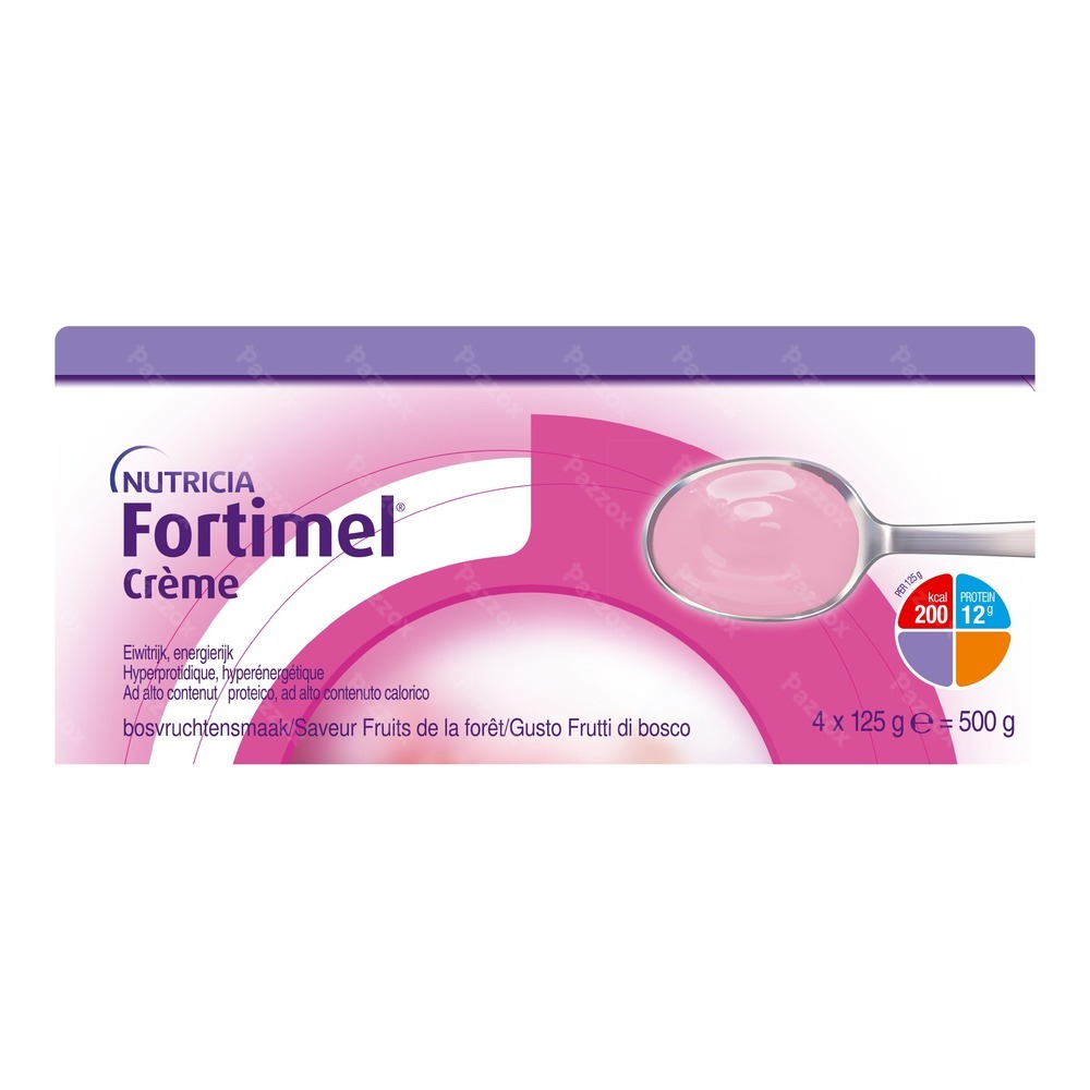 Fortimel Creme Bosvruchten 4x125g