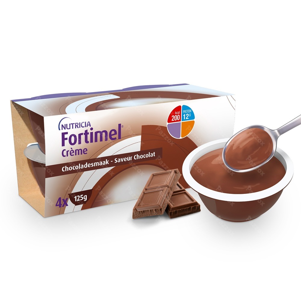 Fortimel Crème Chocoladesmaak 4x125g