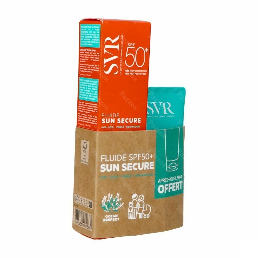 SVR Sleeve Sun Secure Fluide SPF50+Aftersun 50ml Gratis