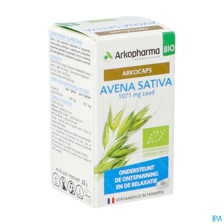 Arkocaps Avena Sativa Bio 45 Capsules