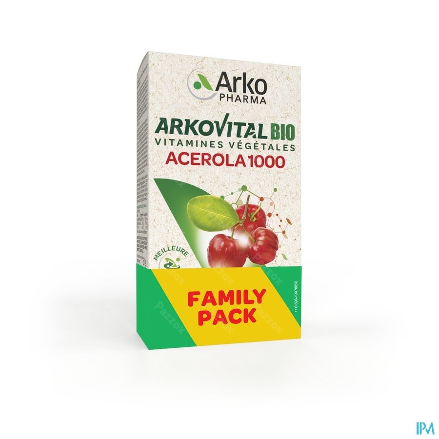 Arkovital Acerola 1000 Bio Familypack 60 Tabletten