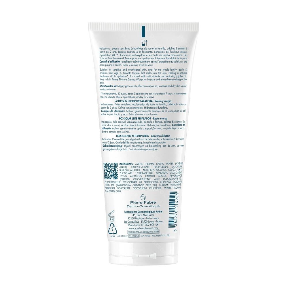 Avène After Sun Herstellende Melk 200ml