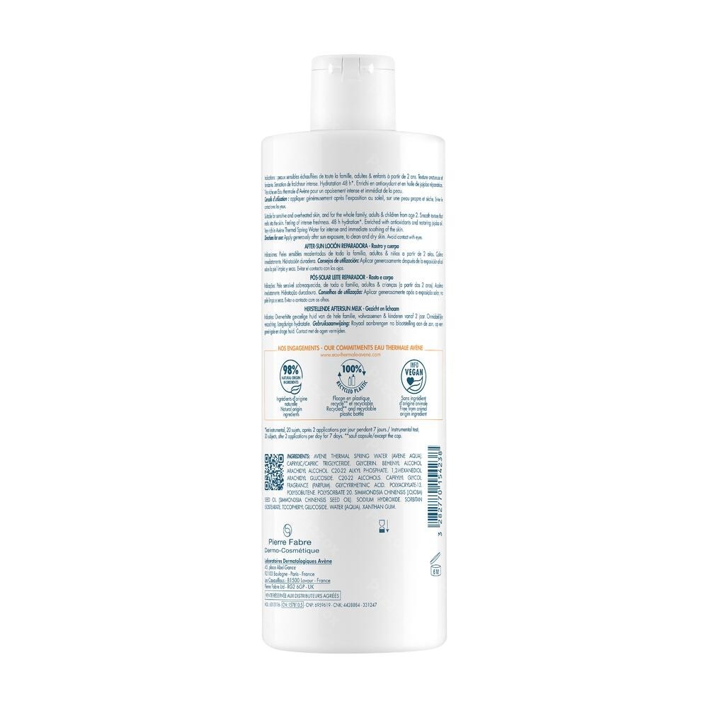 Avene After Sun Herstellende Melk 400ml