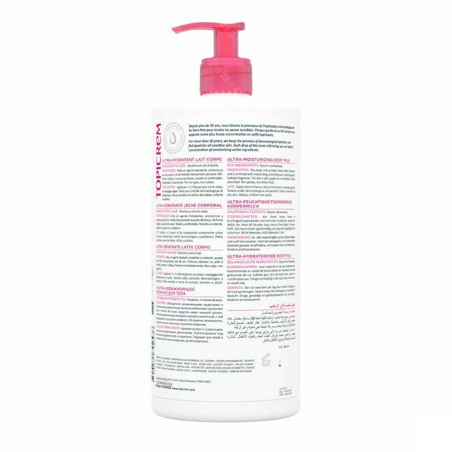 Topicrem Um Hydraterende Lichaamsmelk 1000ml