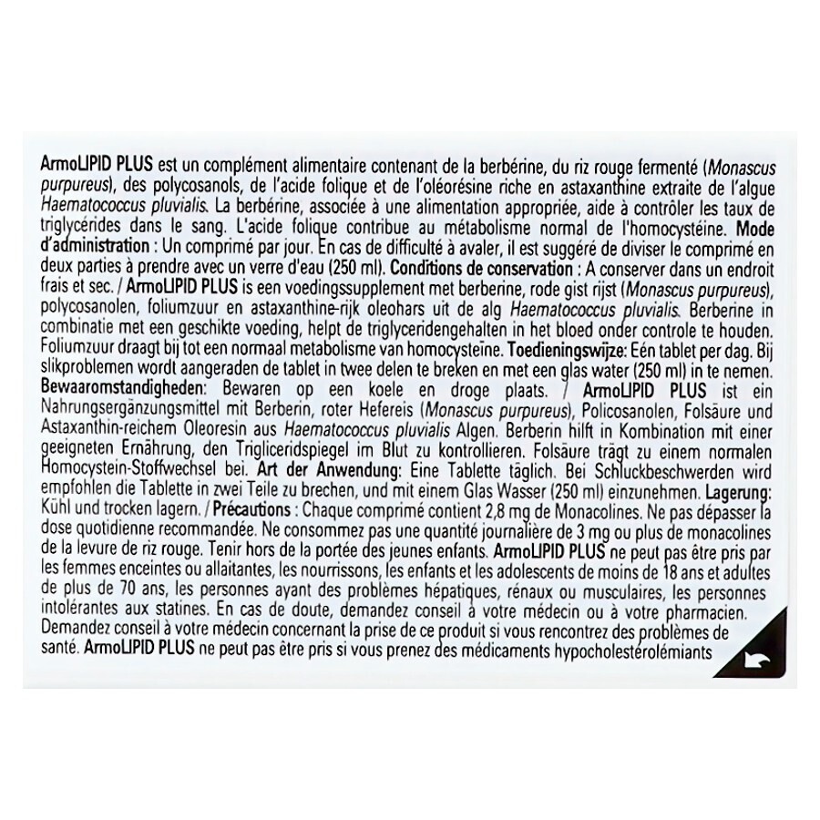 Armolipid Plus 60 Tabletten