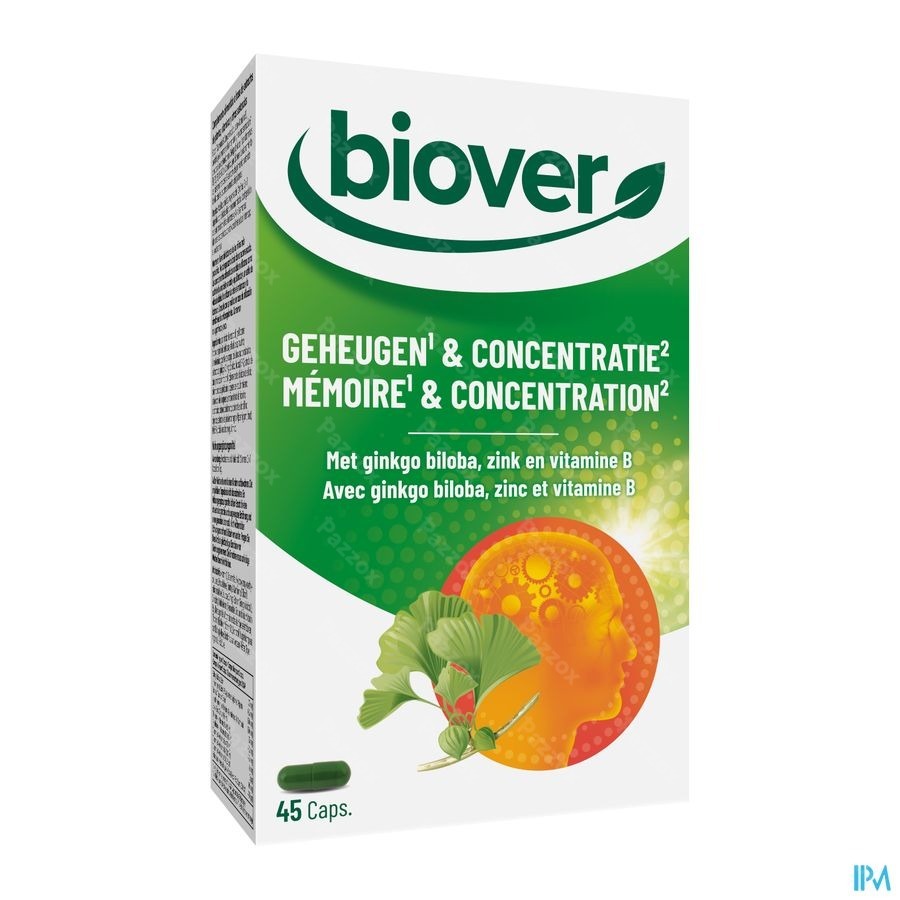 Biover Geheugen en Concentratie 45 Capsules