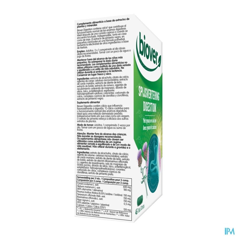 Biover Spijsvertering 45 Tabletten