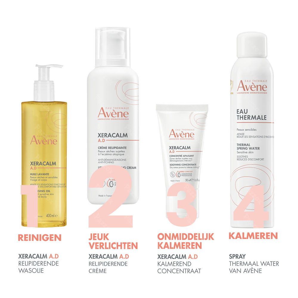 Avène XeraCalm A.D Crème, Droge huid met neiging tot atopisch eczeem en jeuk 400ml