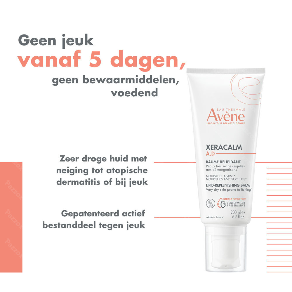 Avène XeraCalm A.D Balsem, Zeer droge huid met neiging tot atopisch eczeem en jeuk 200ml