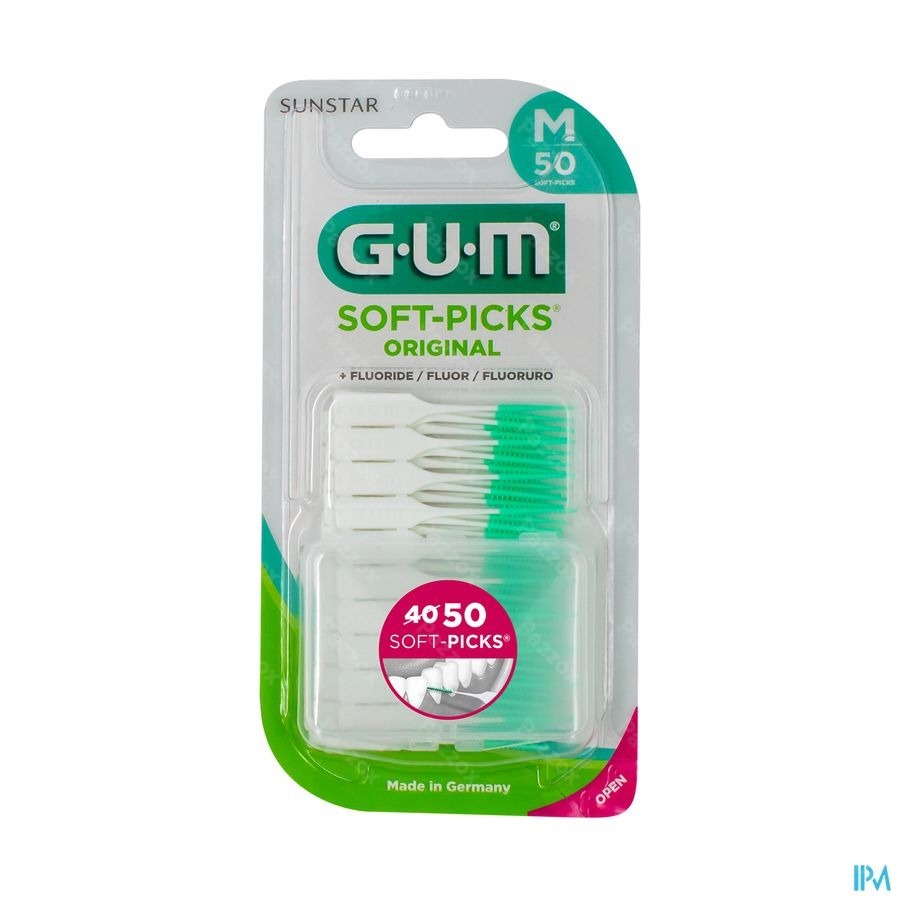 Gum Soft Picks Original Medium 50 Stuks