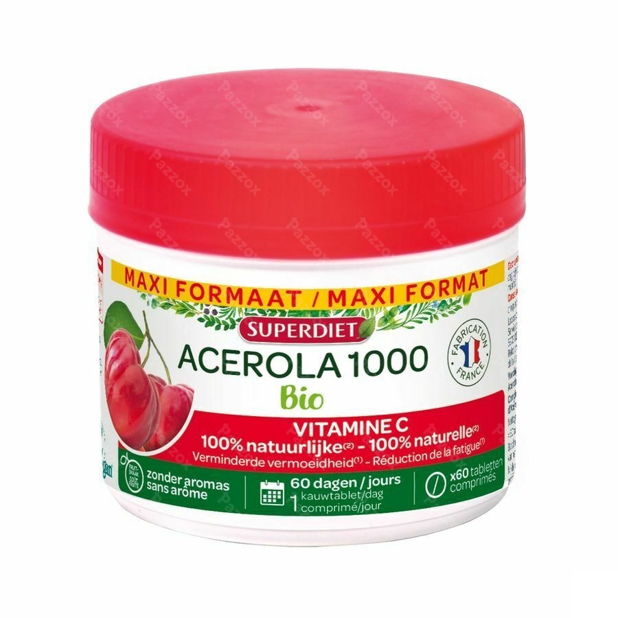 Superdiet Maxi Pot Acerola 1000 Bio Comp 60
