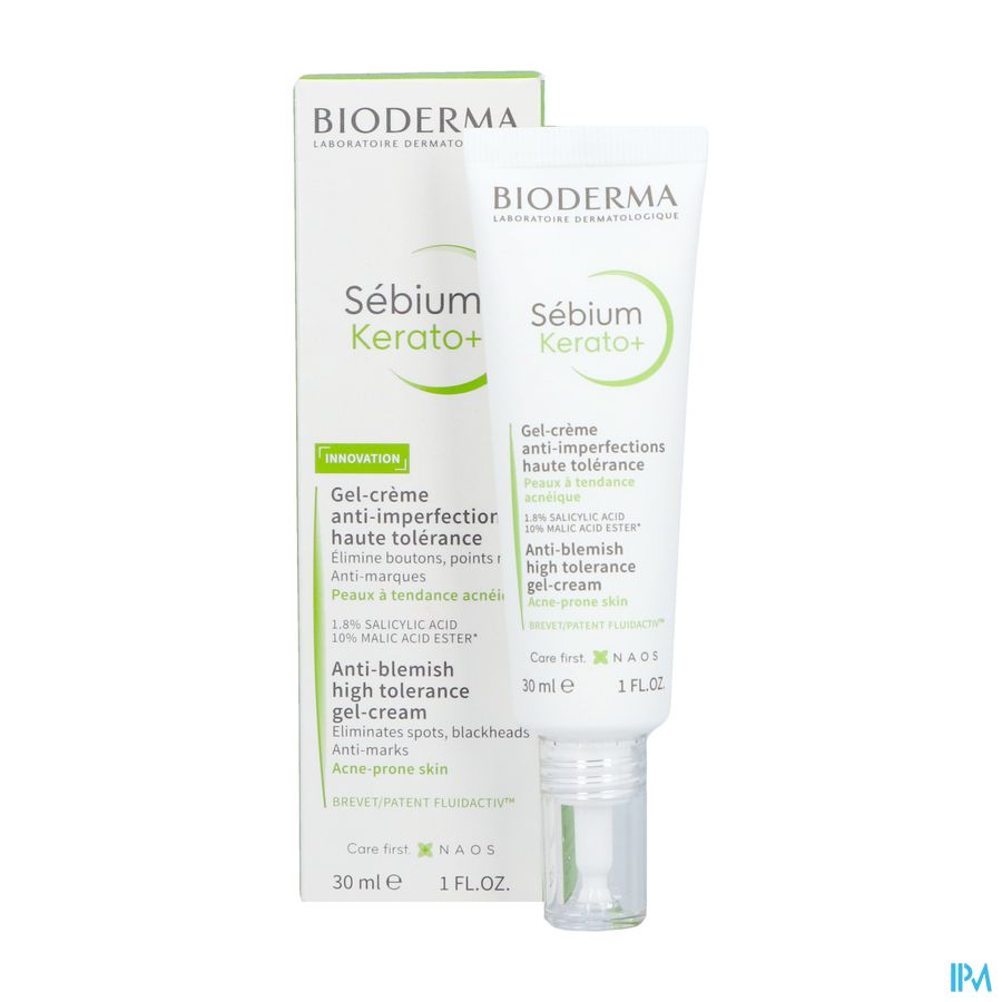 Bioderma Sébium Kerato+ Eficacia Antiacné, Máxima Tolerancia 30 Ml