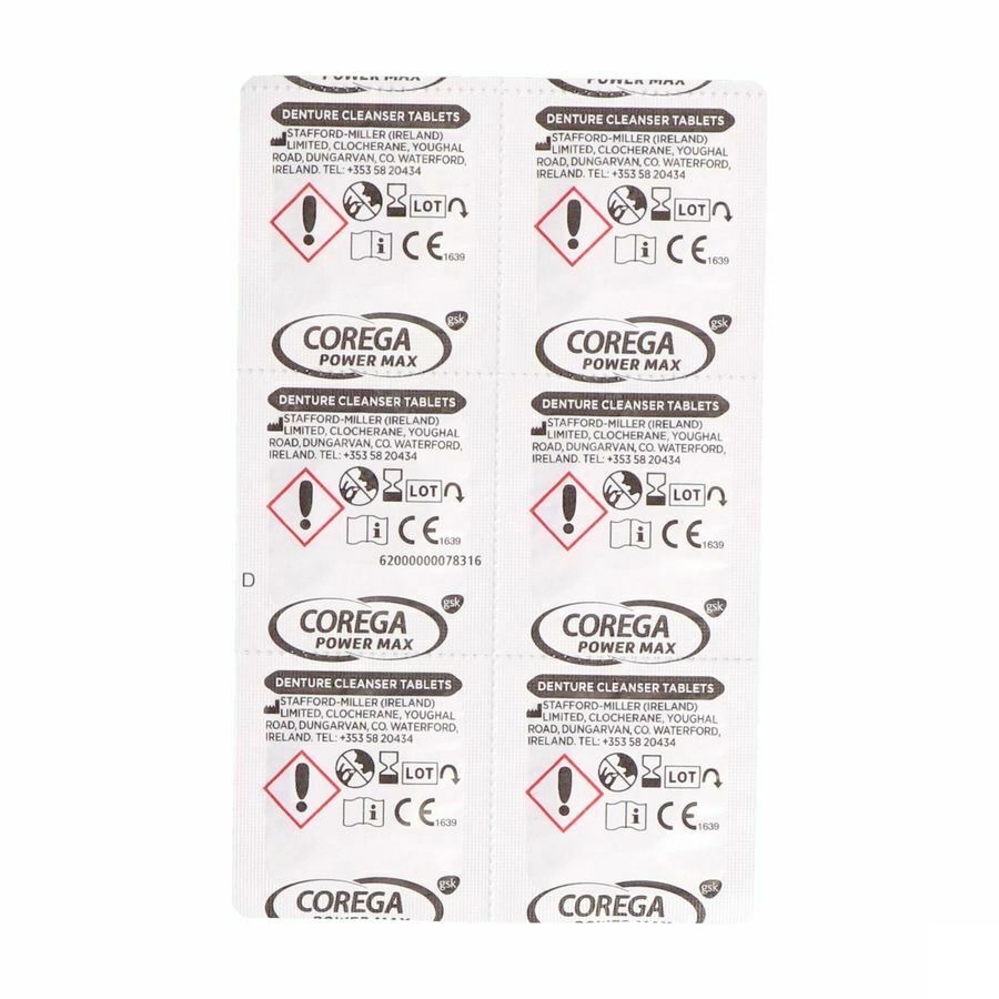 Corega Max Clean - 66 tabletten
