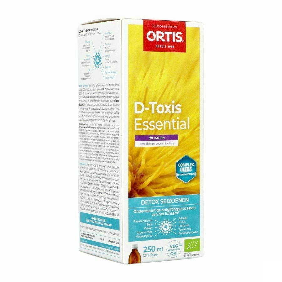 D Toxis Essential Framboos Hibiscus Bio 250ml
