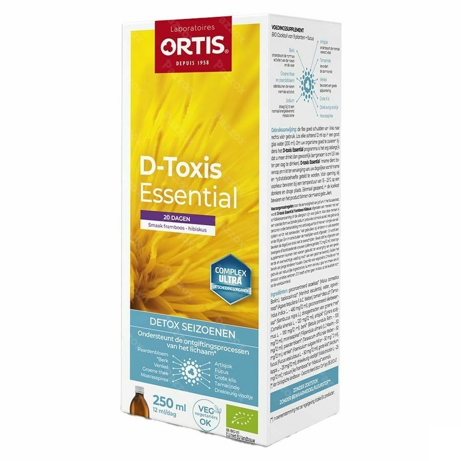 D Toxis Essential Framboos Hibiscus Bio 250ml