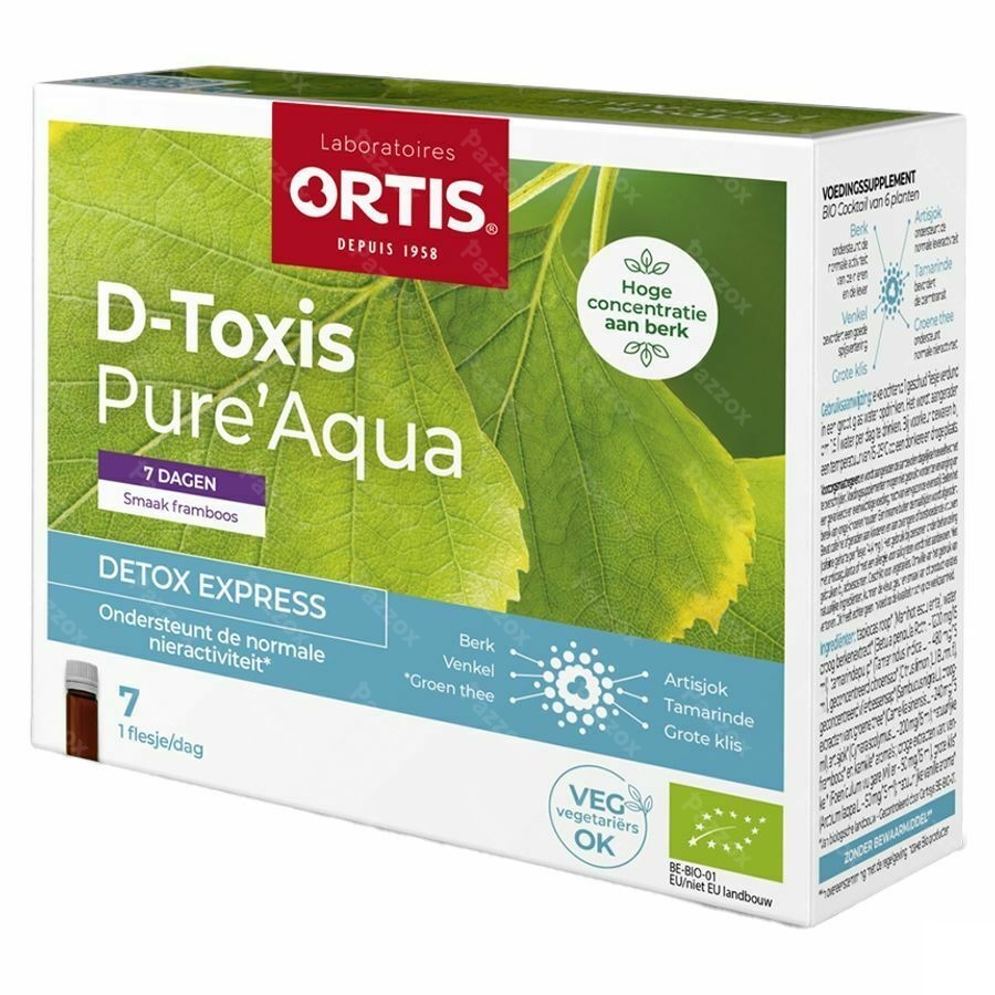 D Toxis Pure Aqua Framboos 7x15ml