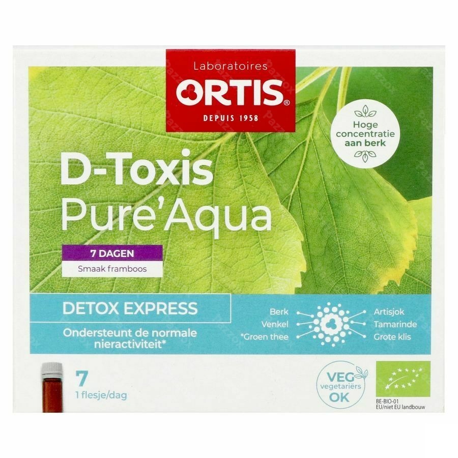 D Toxis Pure Aqua Framboos 7x15ml