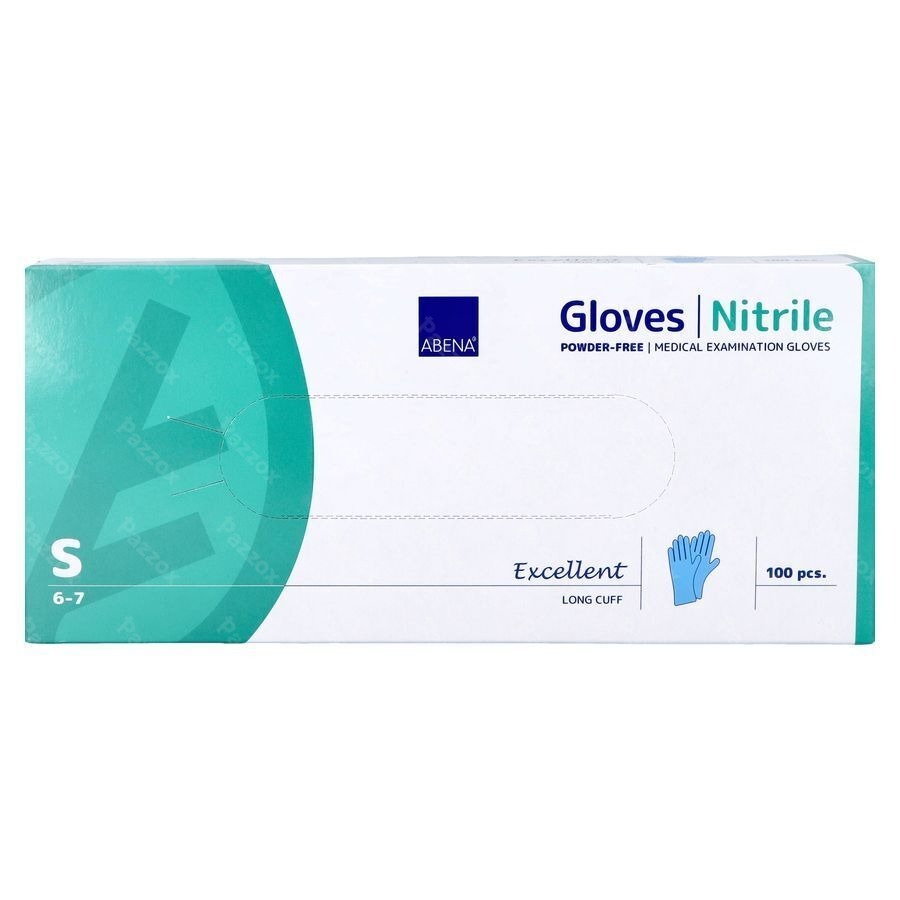 Abena Excellent Handschoen Nitrile S Blauw