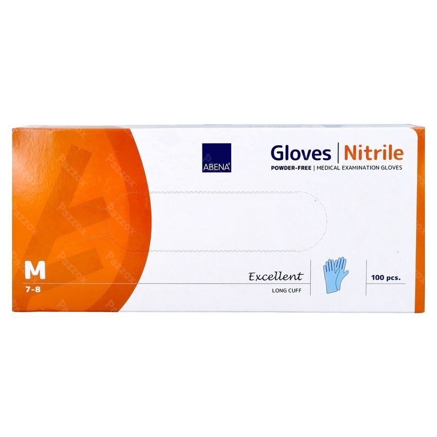 Abena Excellent Handschoen Nitrile M Blauw