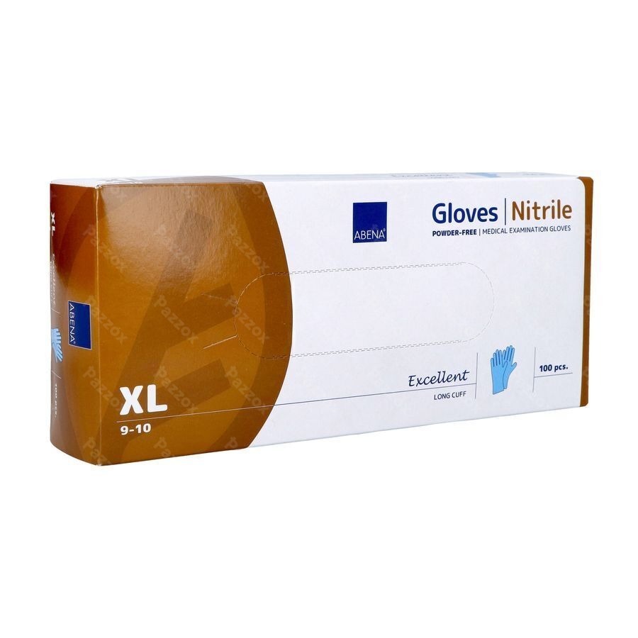 Abena Excellent Handschoen Nitrile Xl Blauw