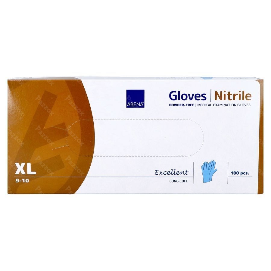 Abena Excellent Handschoen Nitrile Xl Blauw