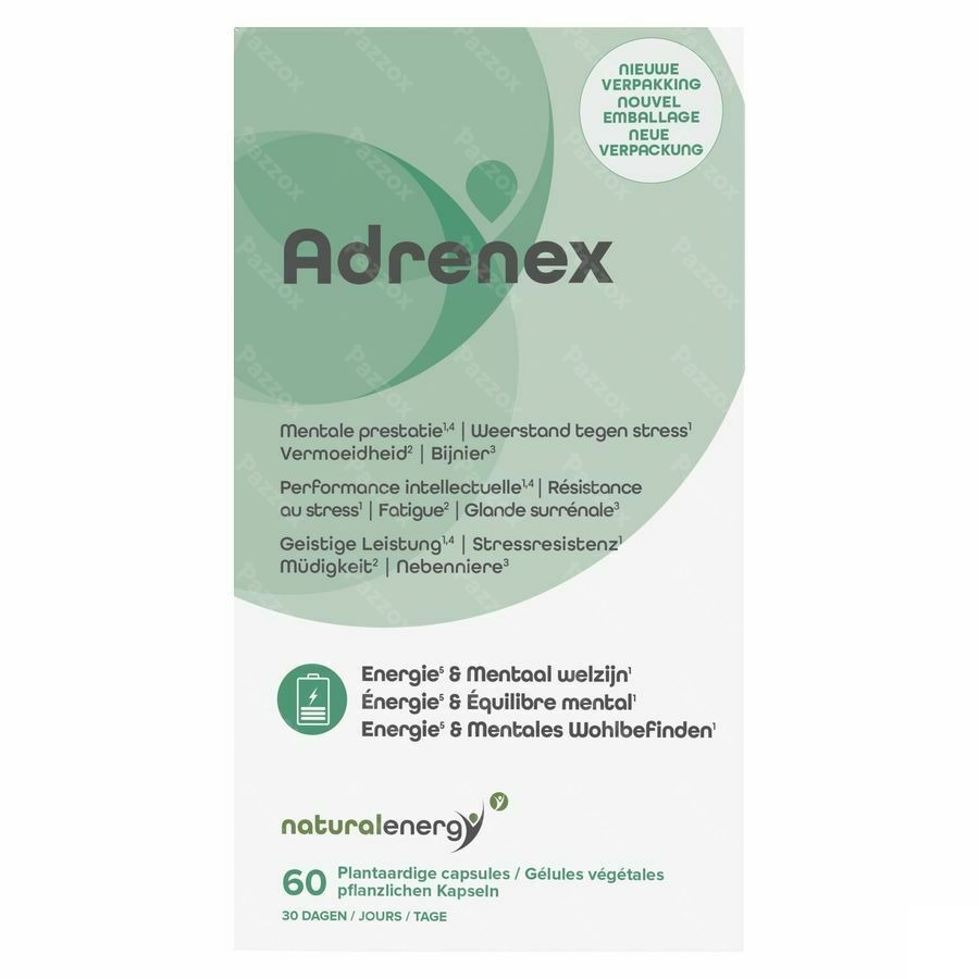 Natural Energy Adrenex 60 Capsules 
