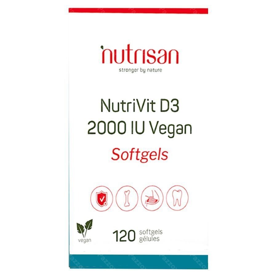 Nutrisan Nutrivit Vitamine D3 2000 IU Vegan 120 Capsules