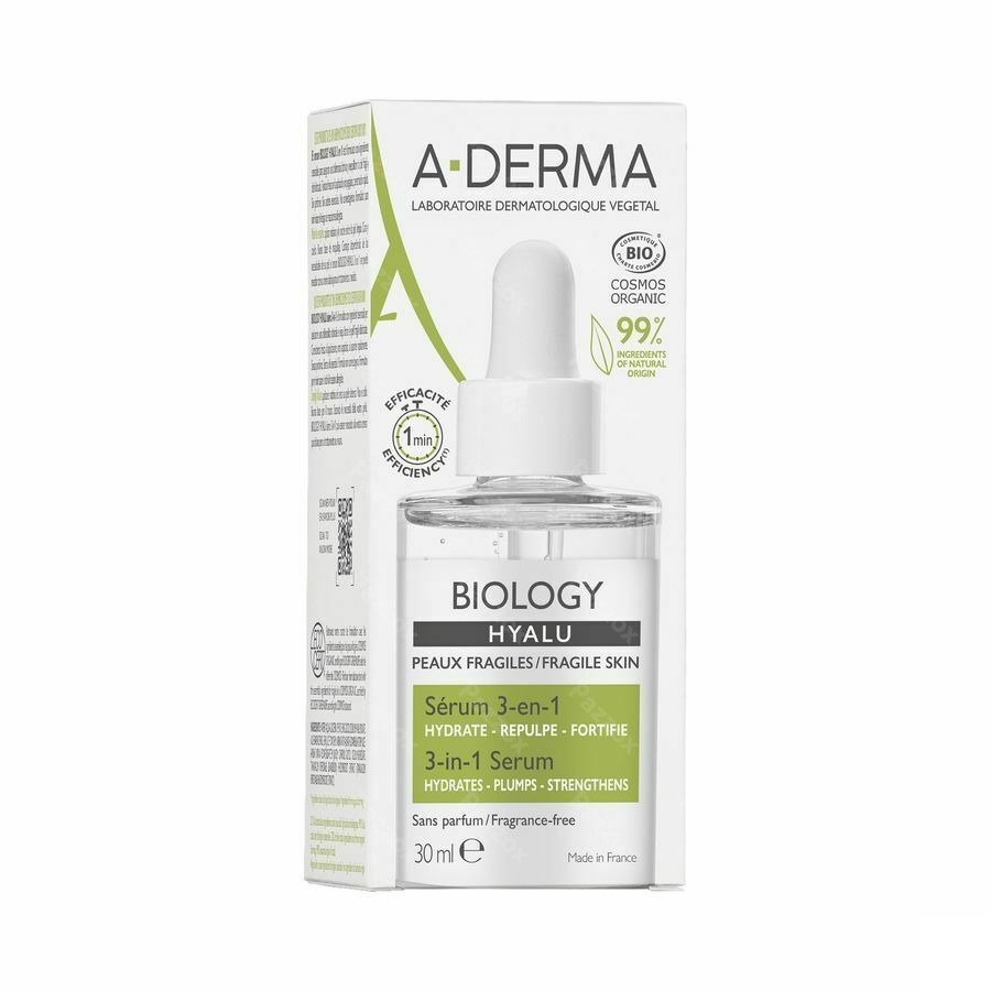 A-Derma Biology Hyalu Serum 3-in-1 30ml