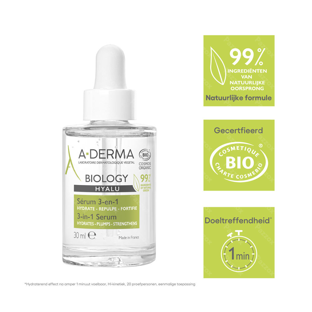 A-Derma Biology Hyalu Serum 3-in-1 30ml