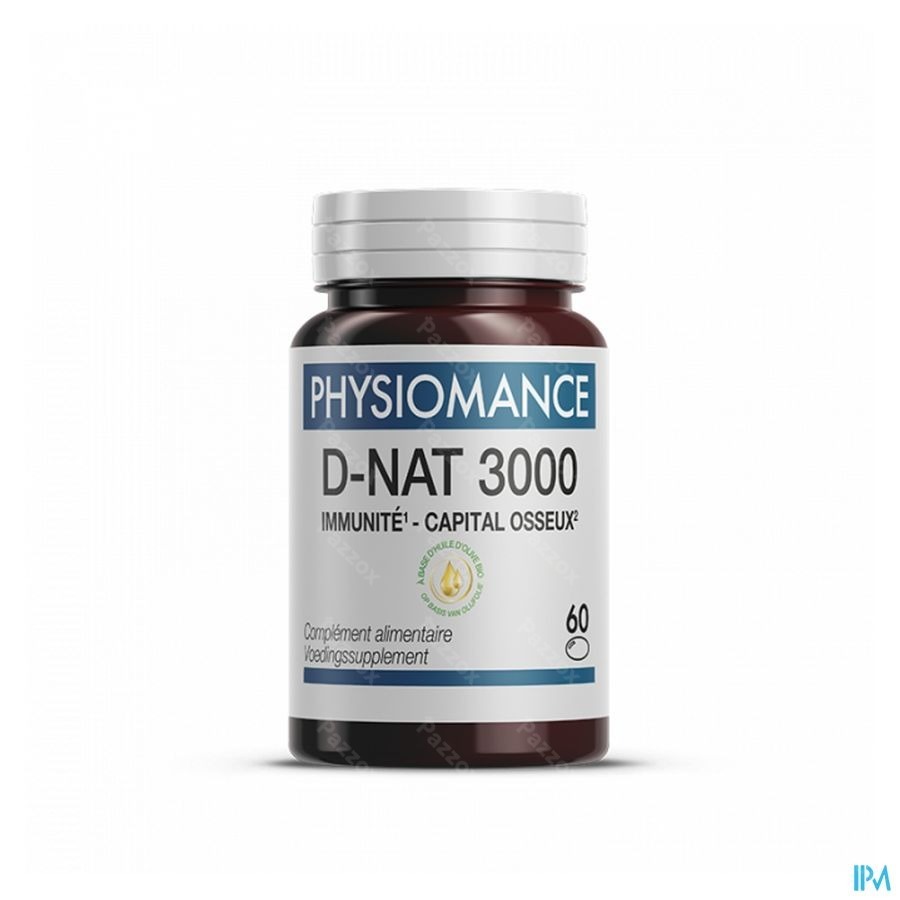 Physiomance D-nat 3000 IE 60 Capsules