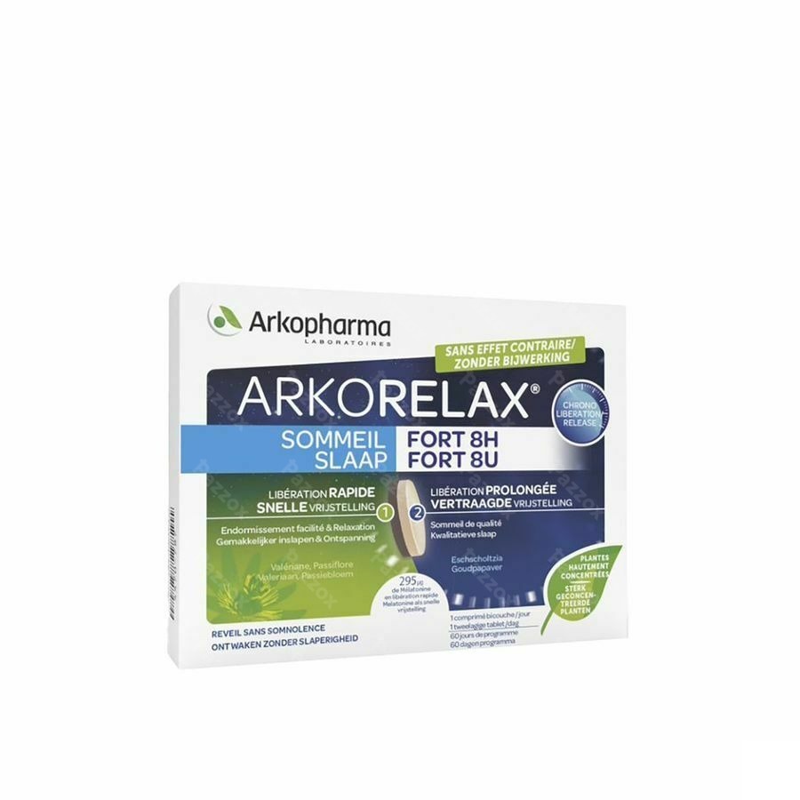 Arkorelax Slaap Fort 8h 60 Tabletten