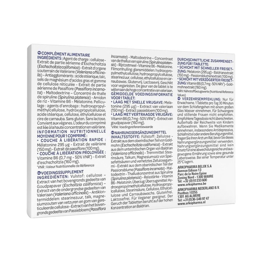 Arkorelax Slaap Fort 8h 60 Tabletten