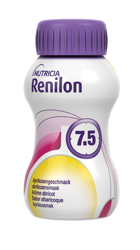 Renilon 7.5 Abrikoos Fles 4x125ml 177033 Nf