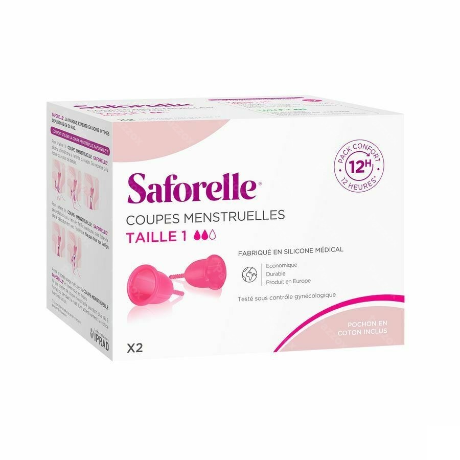 Saforelle Cup Protect Menstruatie Cups T1 Nieuw