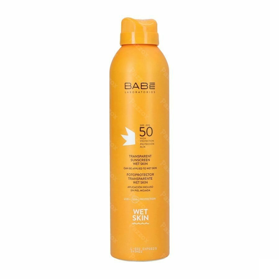 Babé Wet Skin Transparante Zonnecreme SPF50+ 200ml