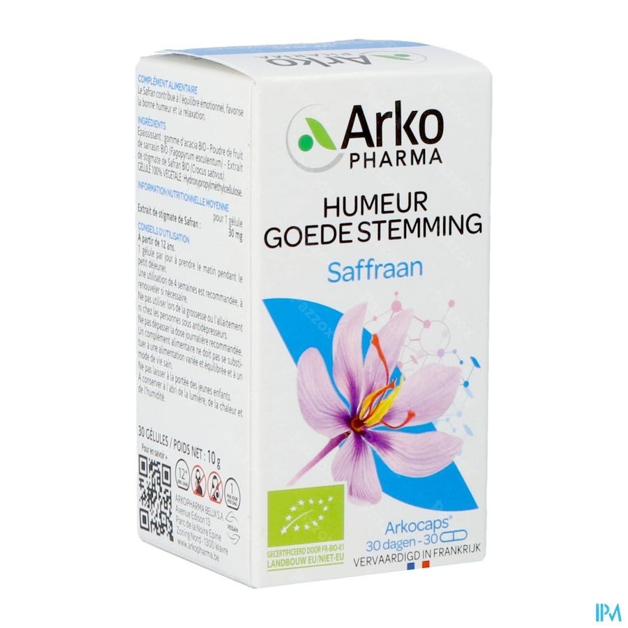 Arkocaps Saffraan Bio 30 Capsules