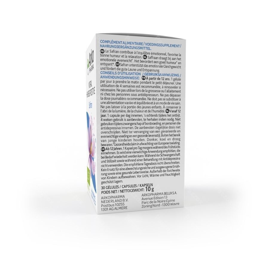 Arkocaps Saffraan Bio 30 Capsules