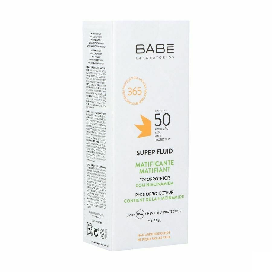 Babé Sun Superfluid Zonnecrème Olievrij SPF50 50ml