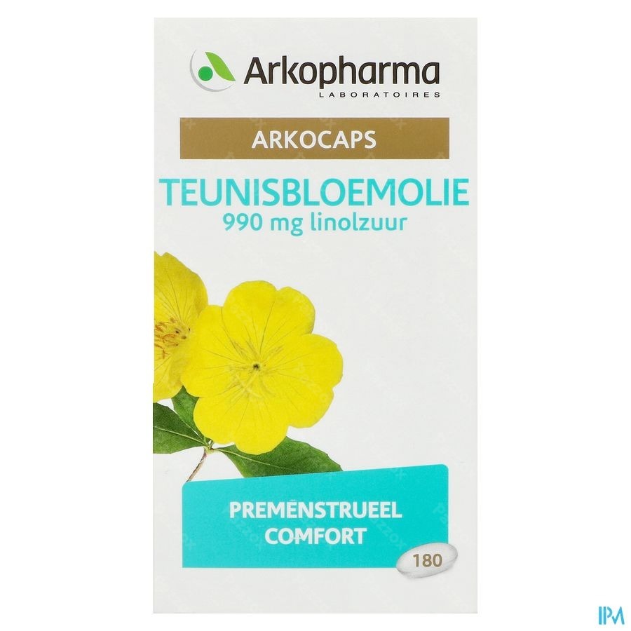 Arkopharma Arkocaps Teunisbloemolie Premenstrueel Comfort 180 Capsules