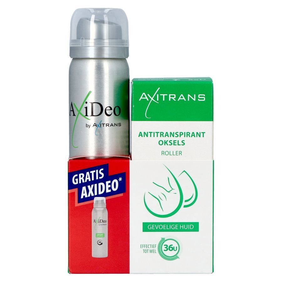 Axitrans Roller Gevoelige Huid+axideo Sport 75ml Gratis