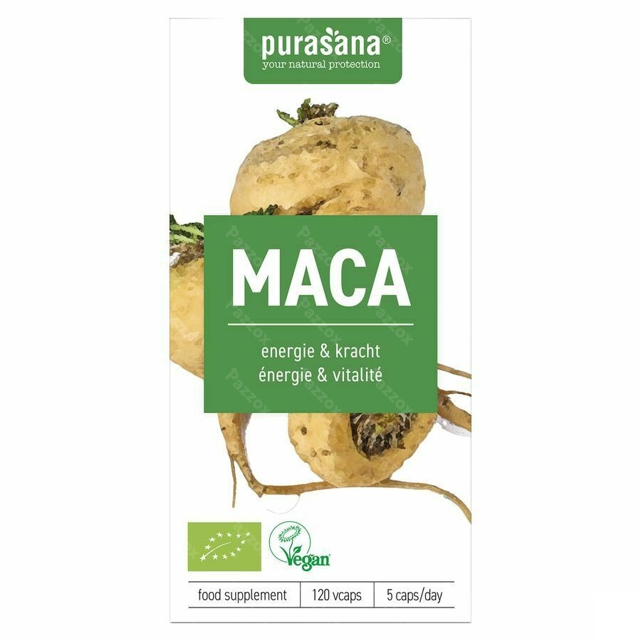 Purasana Maca Bio 120 Capsules