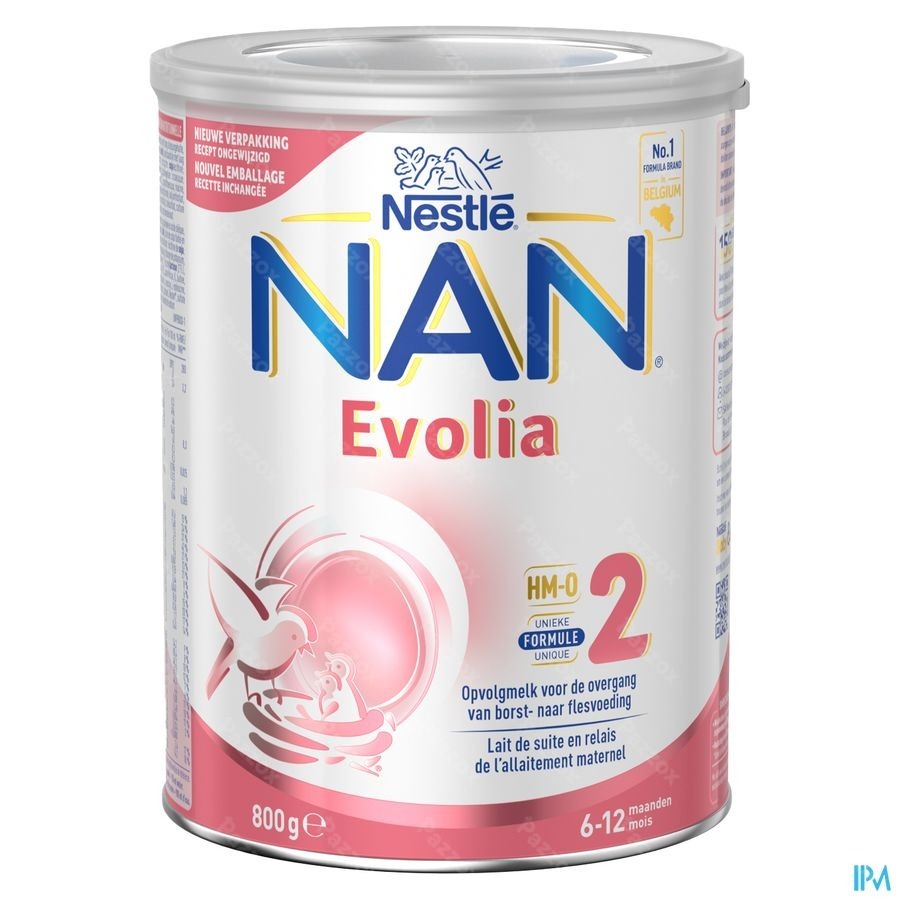 Nan Evolia 2 Opvolgmelk Baby 6+ Maanden 800g