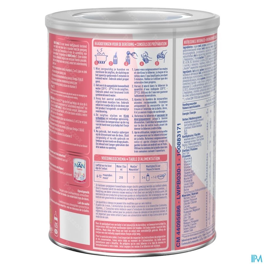 Nan Evolia 2 Opvolgmelk Baby 6+ Maanden 800g